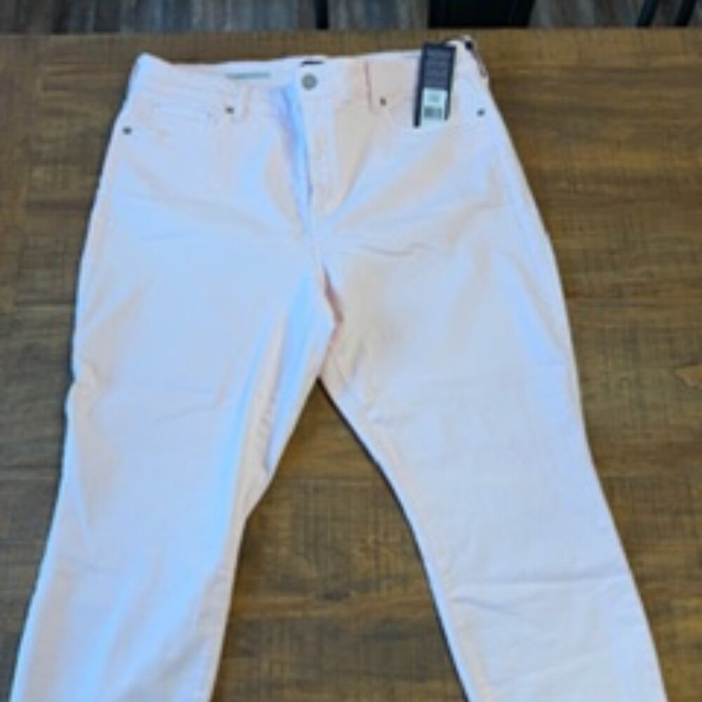 Pale Pink NYDJ Alina Ankle Jeans 18W NWT